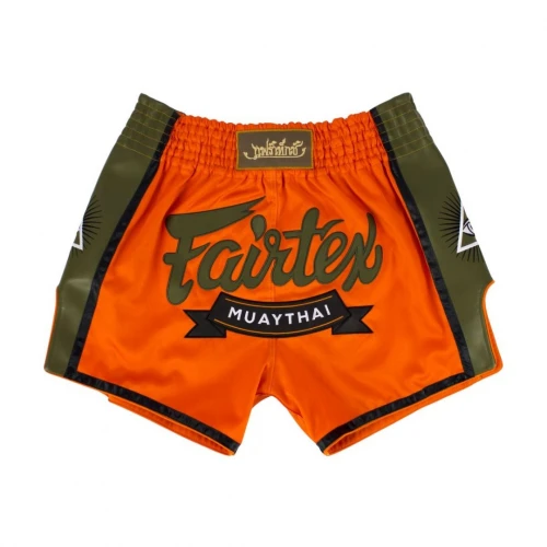 Fairtex Trenky na Thajský box - oranžové