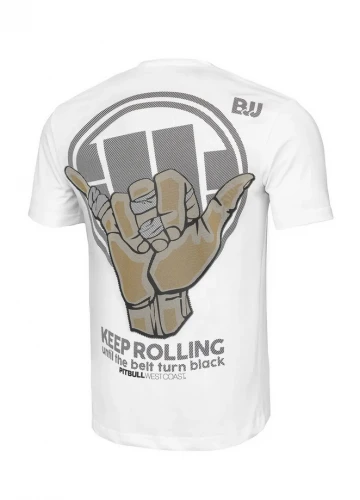 PitBull West Coast Triko Keep Rolling - bílé