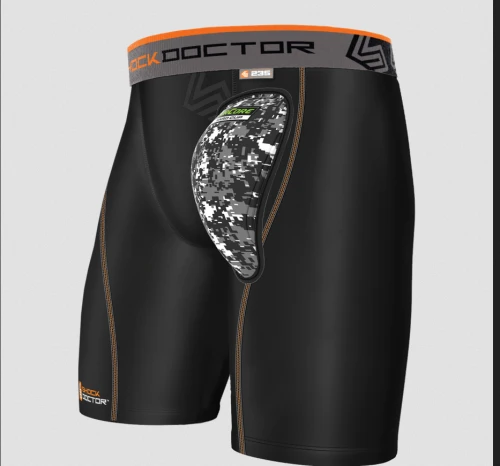 Shock Doctor Kompresní šortky se suspenzorem w/AirCore 236…
