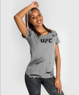 Dámské tričko VENUM UFC Authentic Fight Week 2.0 - šedé