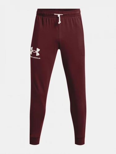 Pánské tepláky UNDER ARMOUR RIVAL TERRY JOGGER - červené