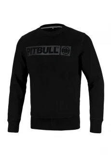 PitBull West Coast Pánská mikina crew Hilltop - černá