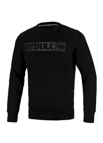 PitBull West Coast Pánská mikina crew Hilltop - černá