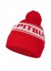 PitBull West Coast zimní čepice s bambulí Vermel Pitbull R…