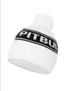 PitBull West Coast zimní čepice s bambulí Vermel Pitbull R…