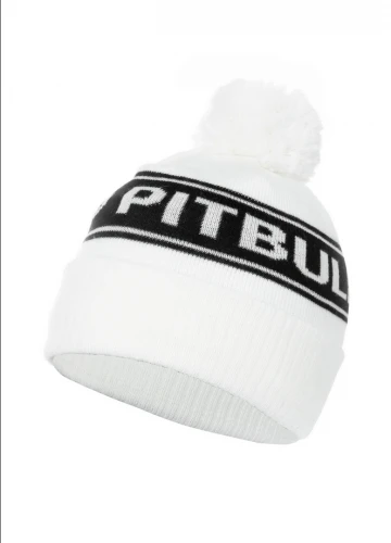 PitBull West Coast zimní čepice s bambulí Vermel Pitbull R…