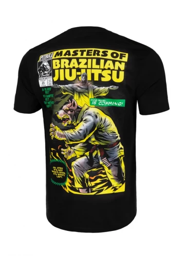 PitBull West Coast Triko Masters Of BJJ - černé