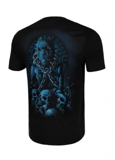 PitBull West Coast Triko Skull Dog 23 - černé