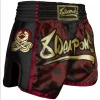 8 WEAPONS Muay Thai trenýrky Sak Yant Naga - černo/červené