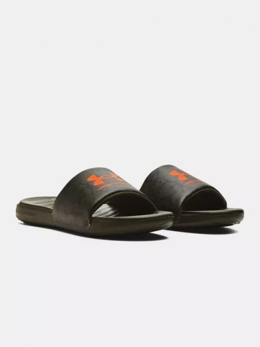 Pantofle UNDER ARMOUR M Ansa Graphic - zelené