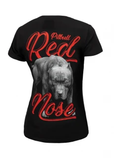 PitBull West Coast Dámské triko Red Nose - černé