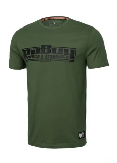 PitBull West Coast Triko Classic Boxing Slim fit - zelené