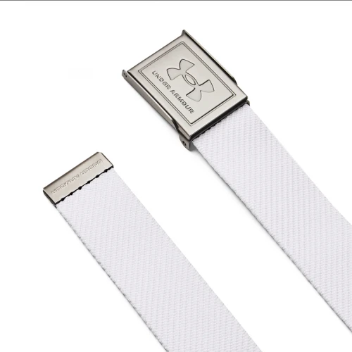 UNDER ARMOUR Pásek M's Webbing - bílý
