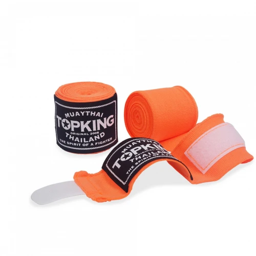 Boxerské bandáže TOP KING TKHWR-01- Oranžové