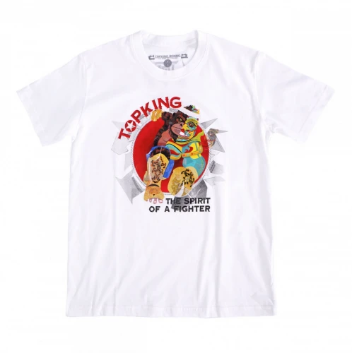 Pánské Muay Thai triko TOP KING TKTSH-030 - bílé