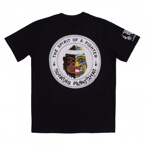 Pánské Muay Thai triko TOP KING TKTSH-029 - černé