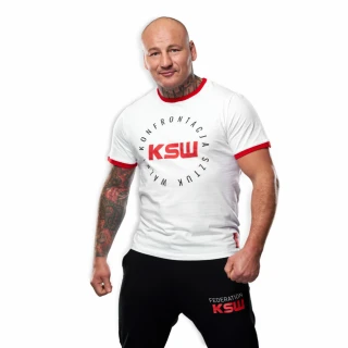 Pánské tričko KSW TRUESCHOOL - Red