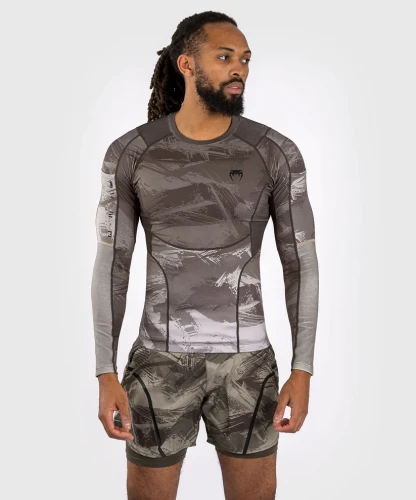 Rashguard VENUM Electron DL.rukáv 3.0 - sand