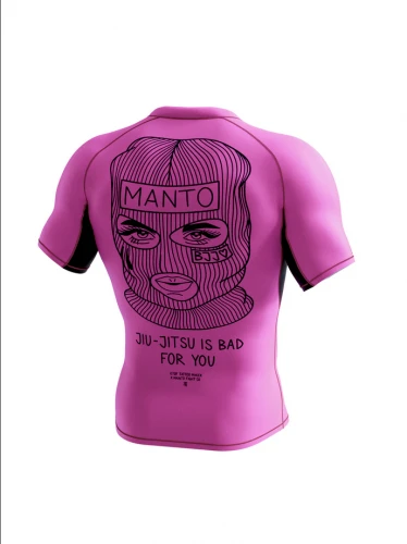 Rashguard Manto s Kr.rukáv X KTOF BALACLAVA - růžový