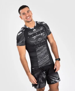 Rashguard VENUM Gorilla Jungle Kr. rukáv - černo/bílé