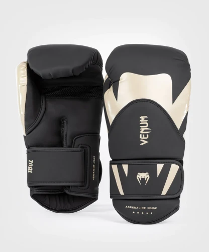 Boxerské rukavice VENUM CHALLENGER 4.0 - černo/béžové