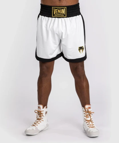 Pánské Boxerské šortky VENUM Classic - bílé/černo