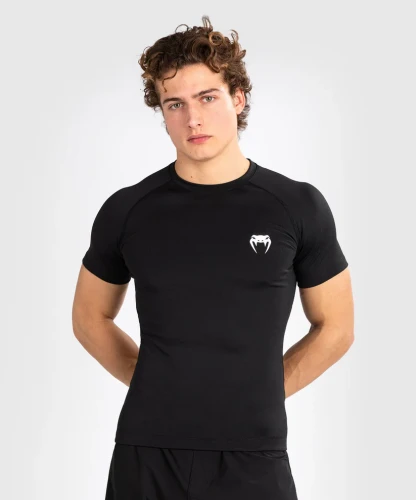 Rashguard VENUM Contender Kr. rukáv - černo/bílé