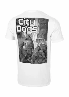 PitBull West Coast Triko City Of Dogs - bílé