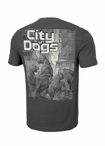 PitBull West Coast Triko City Of Dogs - šedé