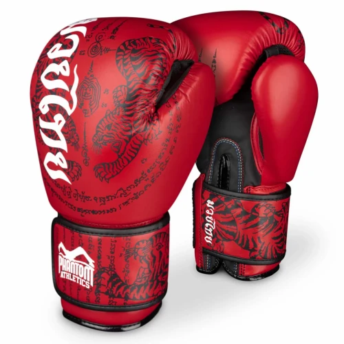 PHANTOM Boxerské rukavice Muay Thai - červené