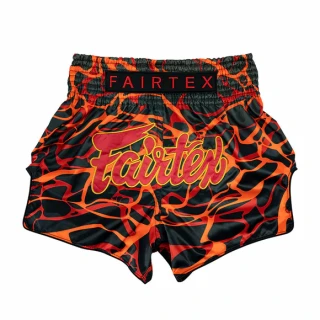 Thai šortky Fairtex BS1926 Magma Red