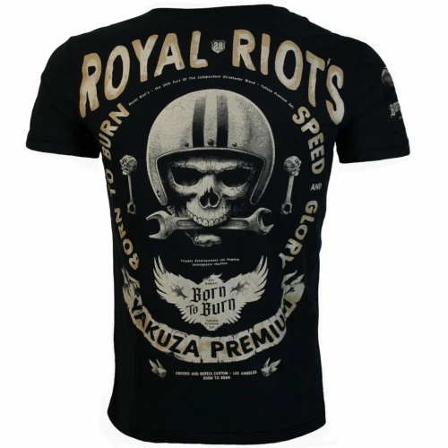 Yakuza Premium Pánské tričko YPS-3719 - černé