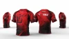 Funkční triko FIGHTSTORE kr.rukáv - černo/červený