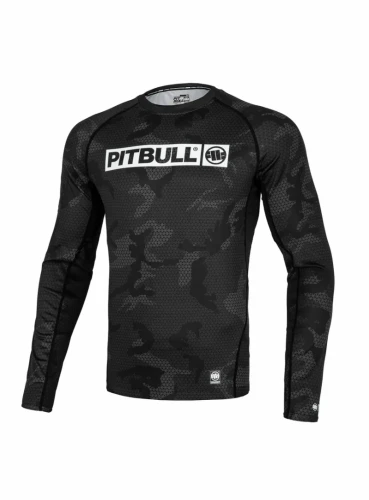 PitBull West Coast Rashguard Dl. rukáv Net Camo Hilltop II&hellip;