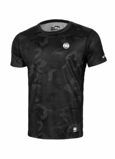 PitBull West Coast Triko MESH Net Camo II - černé