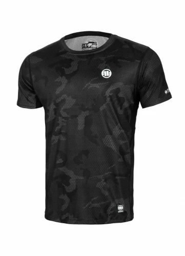 PitBull West Coast Triko MESH Net Camo II - černé