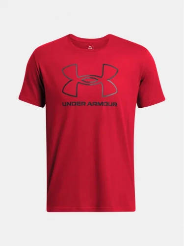 Pánské triko Under Armour FOUNDATION UPDATE SS - červené
