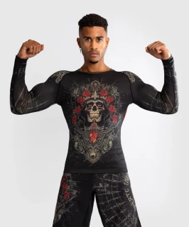 Rashguard VENUM Santa Muerte 5.0 Dl. rukáv - černo/zlatý