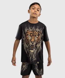 Dětské Funkční Triko VENUM Tiger Dry Tech - černo/oranžové