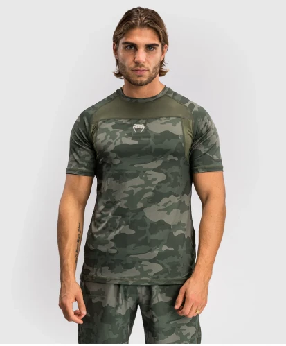 Funkční triko VENUM G-Fit Air Dry-Tech Kr.rukávem - army…