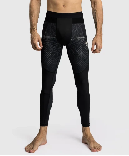 Pánské legíny VENUM G-Fit Air - černo/desert sand