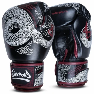 8 WEAPONS Boxerské rukavice Sak Yant Naga - černé