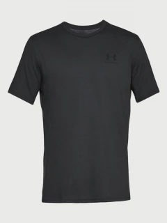 Pánské triko Under Armour Sportstyle Left Chest Ss - černé