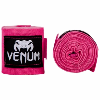 Boxerské bandáže značky VENUM KONTACT - 4,5 m - růžové