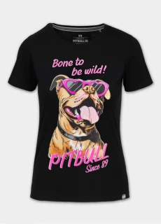 PitBull West Coast Dámské triko SUNGLASSES DOG - černé