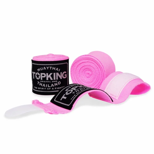 Boxerské bandáže TOP KING TKHWR-01- růžové