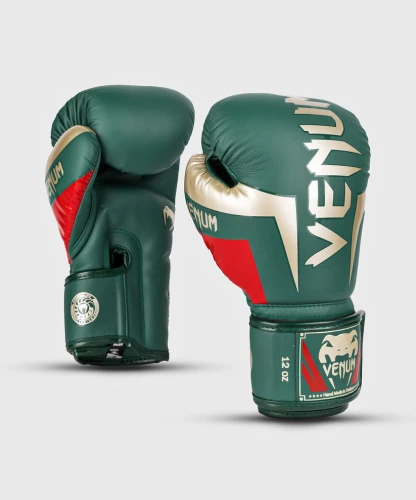 Boxerské rukavice VENUM ELITE - zelené Special Edition