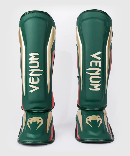 Chrániče holení VENUM Elite - zelené Special Edition
