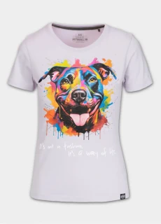PitBull West Coast Dámské triko Watercolor - lila