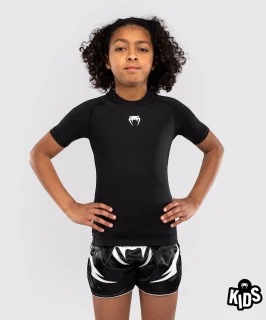 Dětský Rashguard VENUM Contender Kr. rukáv - černý